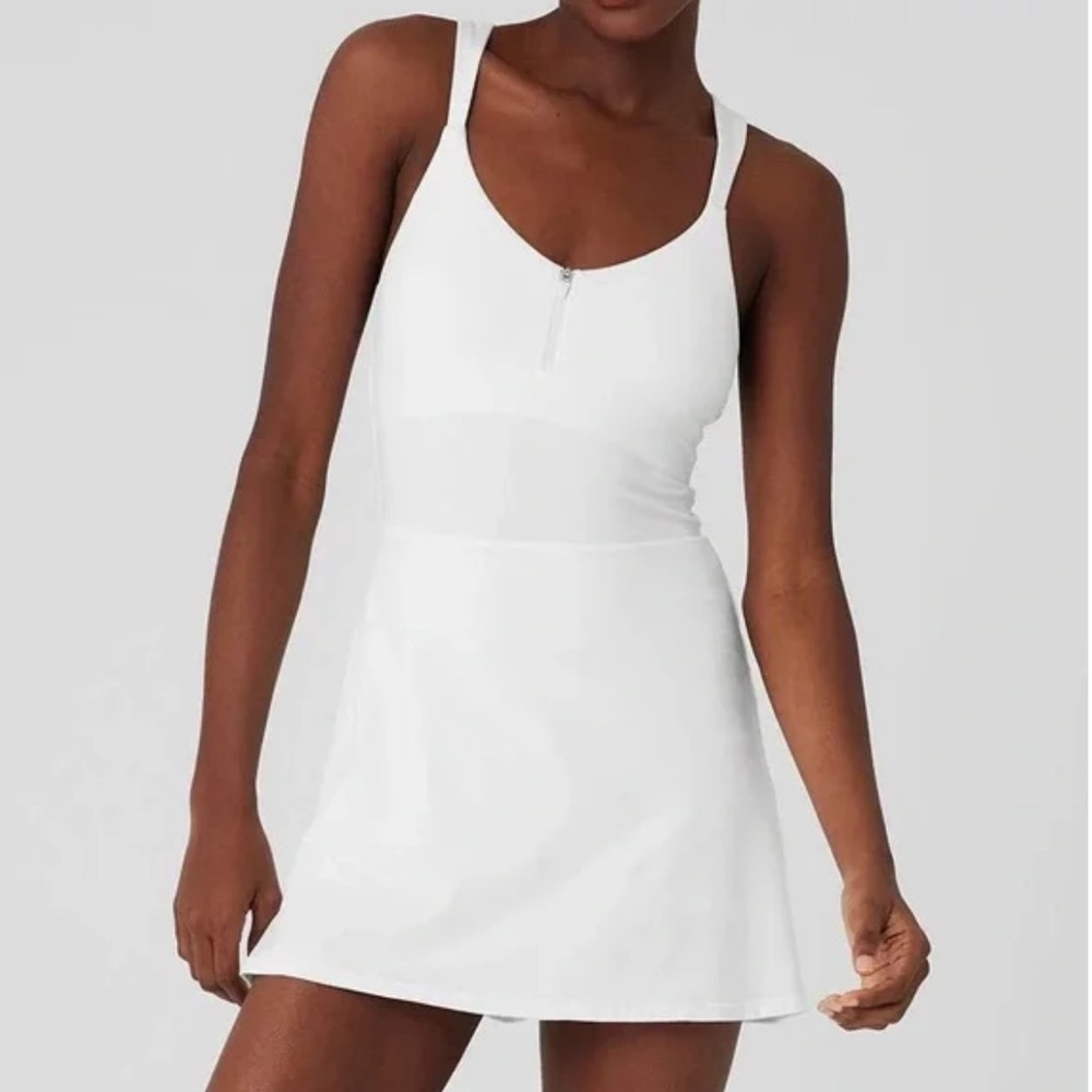Alo Showcase Alosoft Dress in White